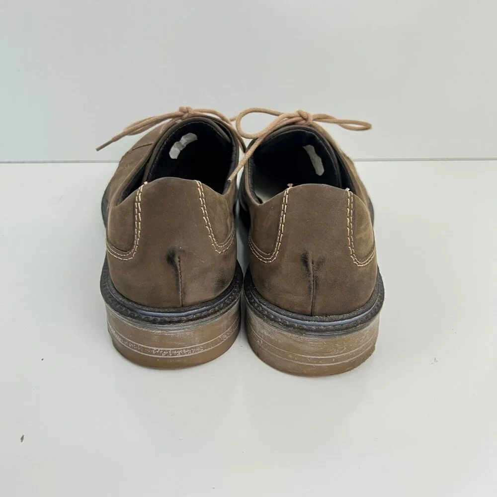 Naot Simiyu‎ Oxford Cap Toe Mens Shoes Brown Suede Lace Up  EU 43 US 10